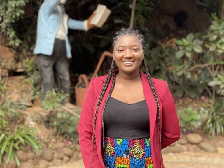 Ghana's Betty Osei Bonsu, representing the Green Africa Youth Organization, a nongovernmental group, will be attending next week’s U.N. negotiating session to develop a legally binding treaty to curb plastic pollution. Credit: World Wildlife Fund.