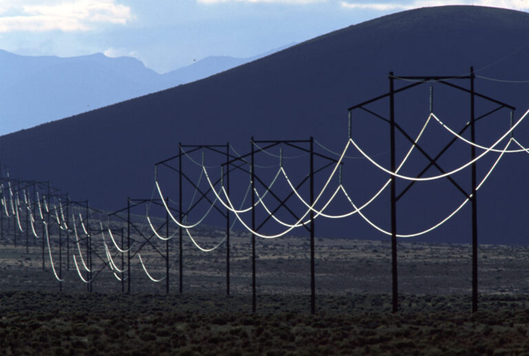 Power lines in Flagstaff, Arizona. Credit: Paul S. Howell/Liaison