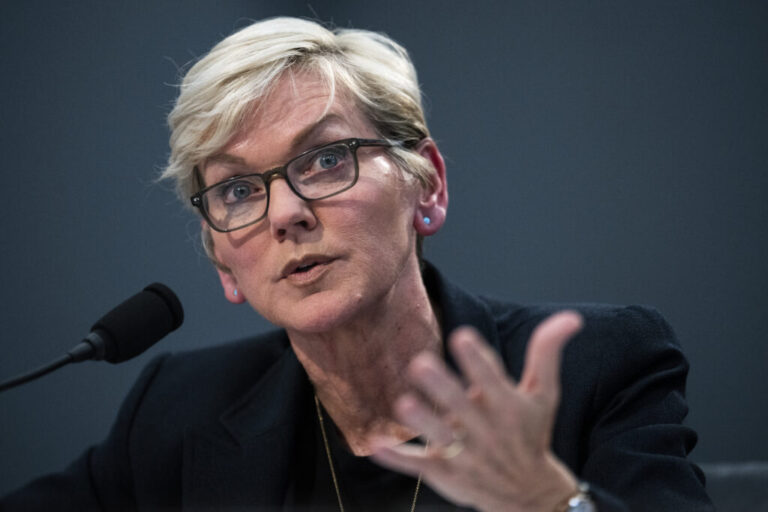 Energy Secretary Jennifer Granholm testifies during the House Appropriations Subcommittee on Energy and Water Development, and Related Agencies Committee hearing titled Fiscal Year 2024 Request for the Department of Energy, in Rayburn Building on Thursday, March 23, 2023. Credit: Tom Williams/CQ-Roll Call, Inc via Getty Images