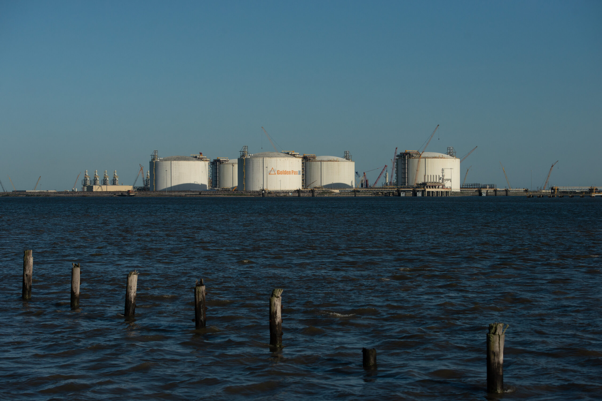 Residents in North Port St. Joe, Florida, had long been concerned that an export facility for liquified natural gas (LNG), like this one in Sabine Pass, Texas, would be built on the Gulf Coast in their community on the Florida Panhandle. But now Nopetro Energy says it had decided "many months ago" not to build the facility there. Credit: Getty Images.