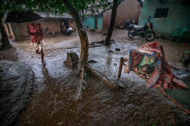 Raining in India