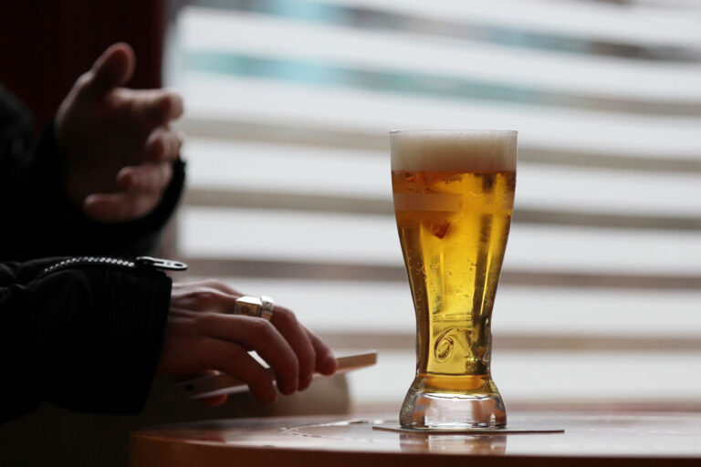 Glass of beer