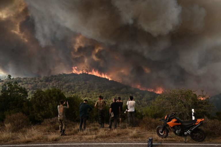 Day 5 of Largest Wildfire in Greece Raises Death Toll to 20 as Firefighters Tally 355 Forest Fires