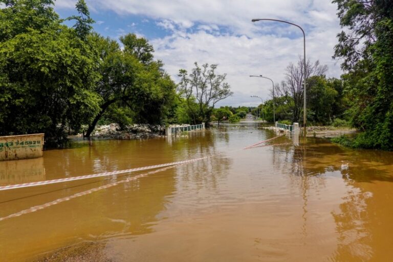 Route inondée