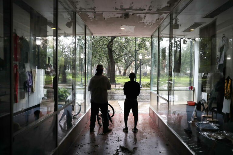 A stock photo of rain conditions in Mobile, Alabama.