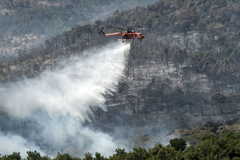 Wildfire in Greece on September 3, 2023.