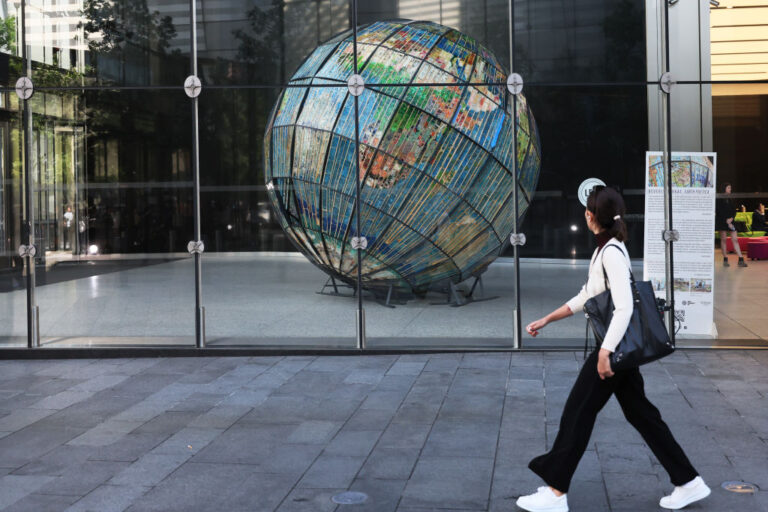 sculpture depicting earth