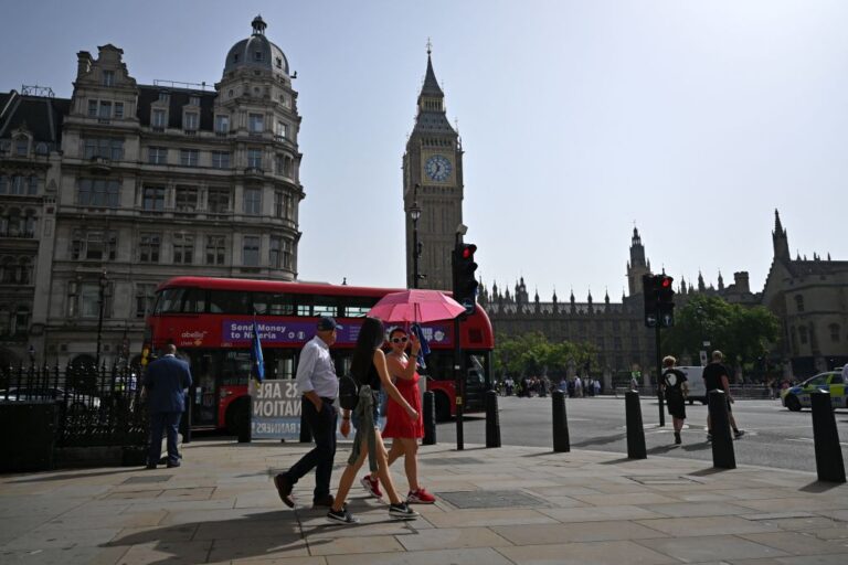 Palace of Westminster in central London