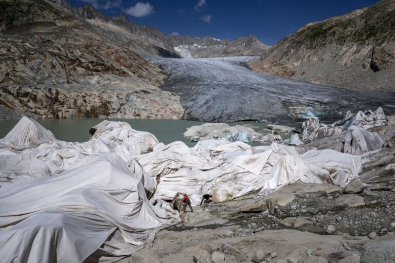 Switzerland glaciers