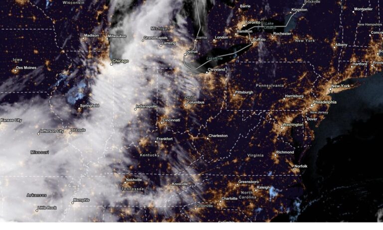 NESDIS via NOAA Satellite View as of October 5, 2023