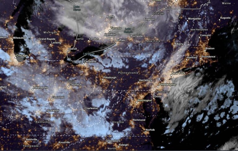 NESDIS via NOAA Satellite View as of October 9, 2023