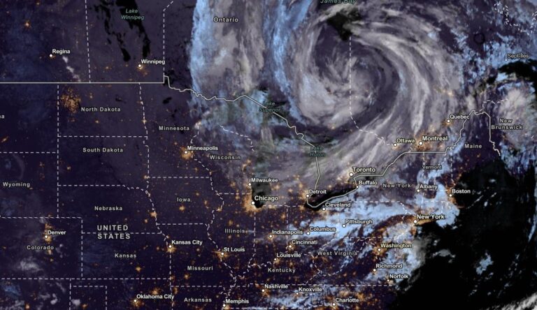 NESDIS via NOAA Satellite View as of October 10, 2023