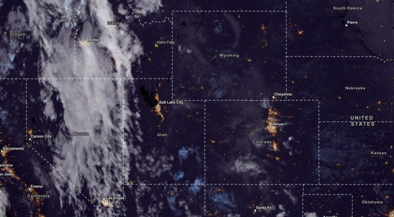 NESDIS via NOAA Satellite View as of October 10, 2023