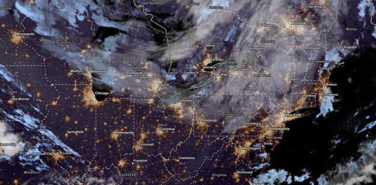 NESDIS via NOAA Satellite View as of October 11, 2023
