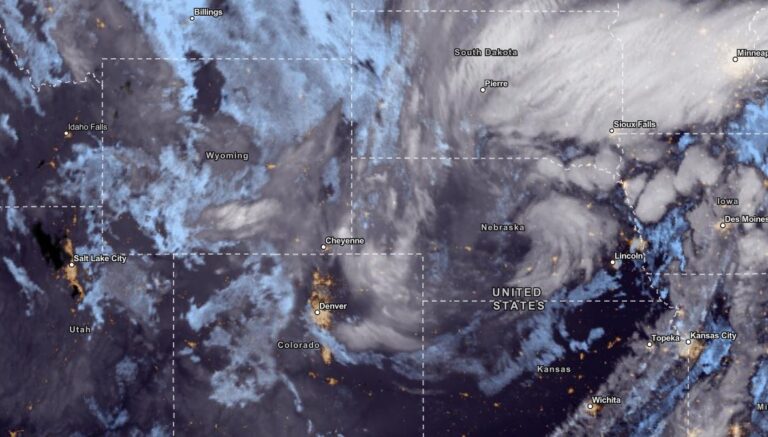 NESDIS via NOAA Satellite View as of October 13, 2023
