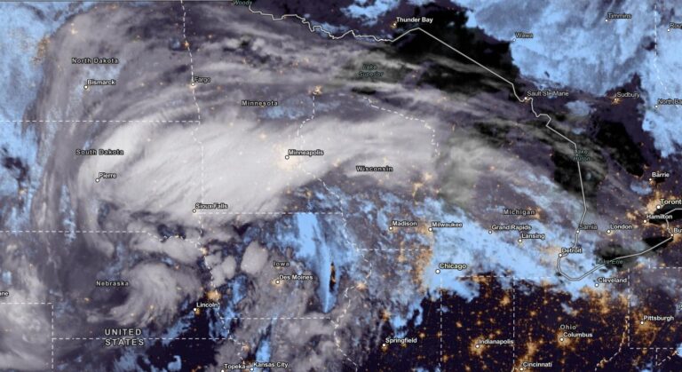NESDIS via NOAA Satellite View as of October 13, 2023