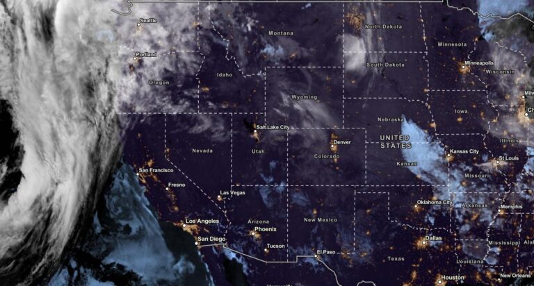 NESDIS via NOAA Satellite View as of October 16, 2023