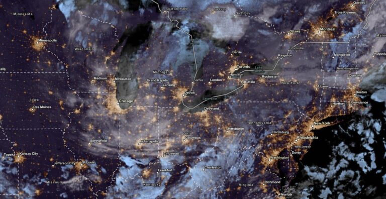 NESDIS via NOAA Satellite View as of October 16, 2023