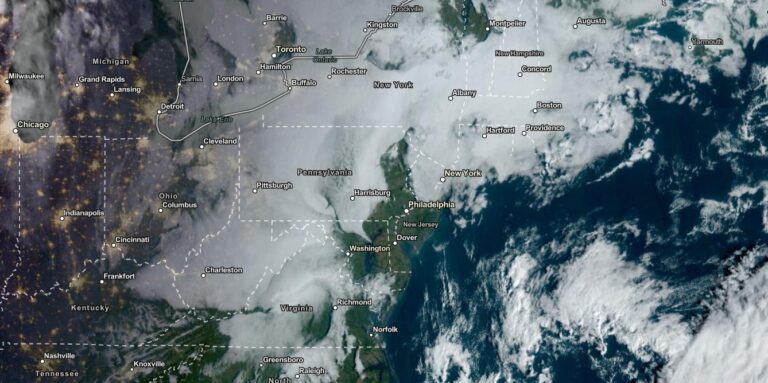 NESDIS via NOAA Satellite View as of October 19, 2023