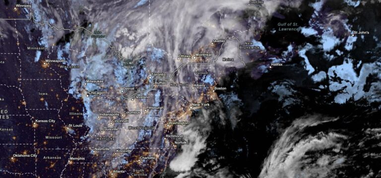 NESDIS via NOAA Satellite View as of October 20, 2023