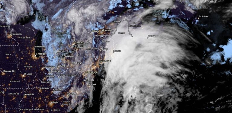 NESDIS via NOAA Satellite View as of October 21, 2023