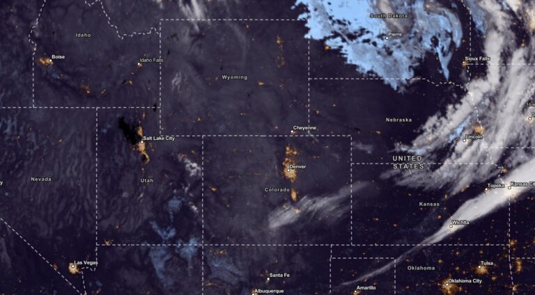 NESDIS via NOAA Satellite View as of October 19, 2023