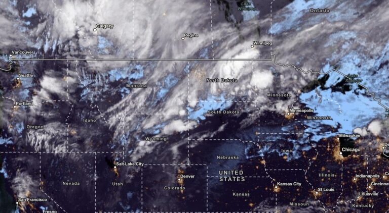 NESDIS via NOAA Satellite View as of October 24, 2023