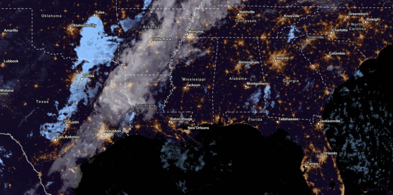 NESDIS via NOAA Satellite View as of October 27, 2023