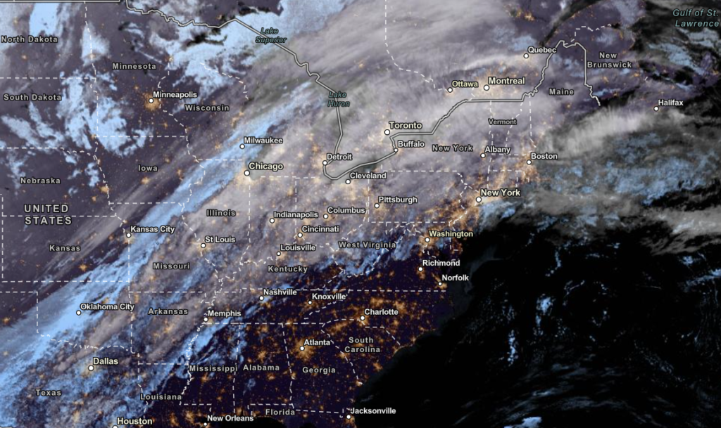 ESDIS via NOAA Satellite View as of October 28, 2023