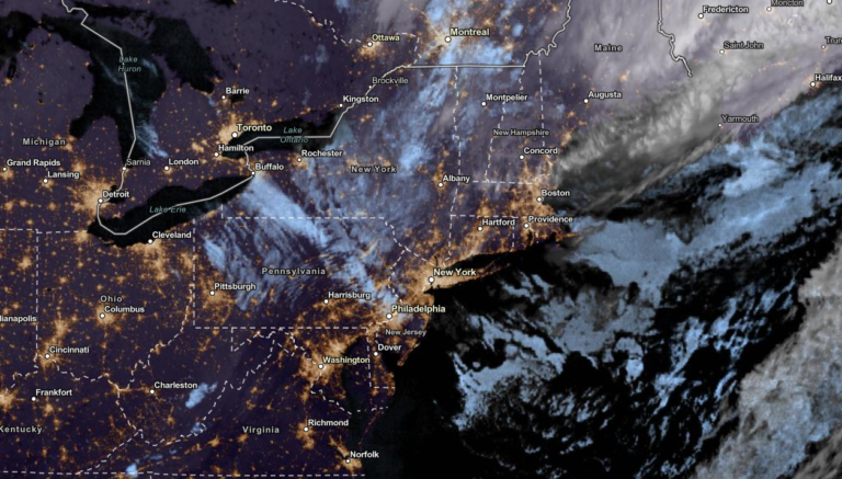 NESDIS via NOAA Satellite View as of October 23, 2023