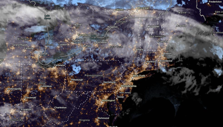 NESDIS via NOAA Satellite View as of October 26, 2023