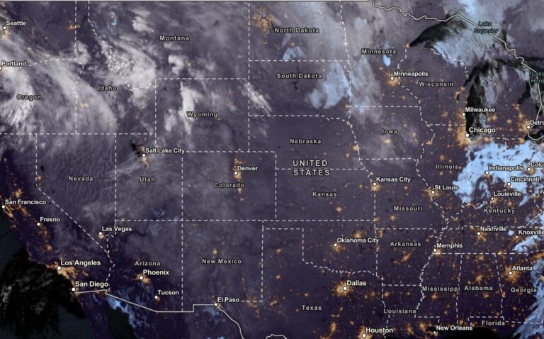 NESDIS via NOAA Satellite View as of November 1, 2023