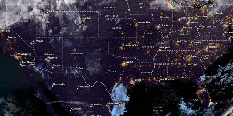 NOAA Satellite View as of November 3, 2023