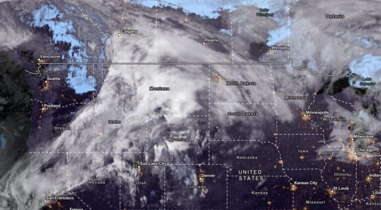 NOAA Satellite View as of November 3, 2023