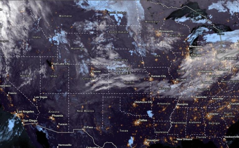 NOAA Satellite View as of November 4, 2023