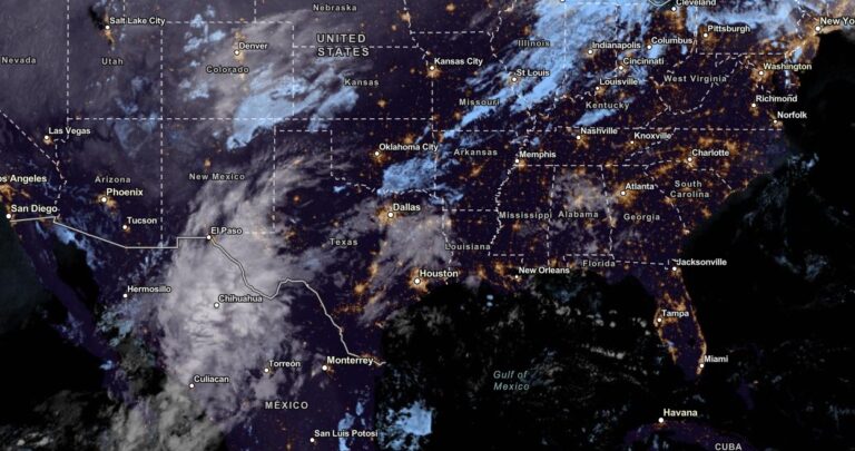 NOAA Satellite View as of November 9, 2023