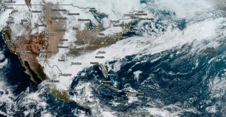 NOAA Satellite View as of November 11, 2023