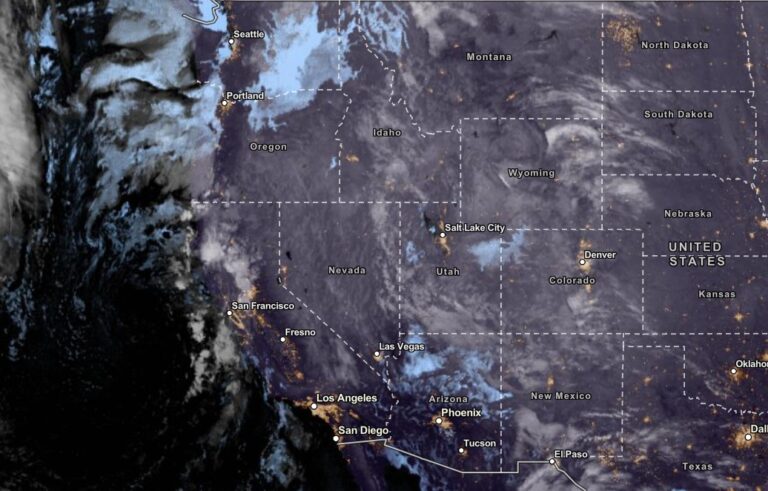 NOAA NESDIS Satellite View as of November 29, 2023