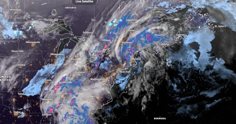 Zoom Earth Satellite via NOAA NESDIS