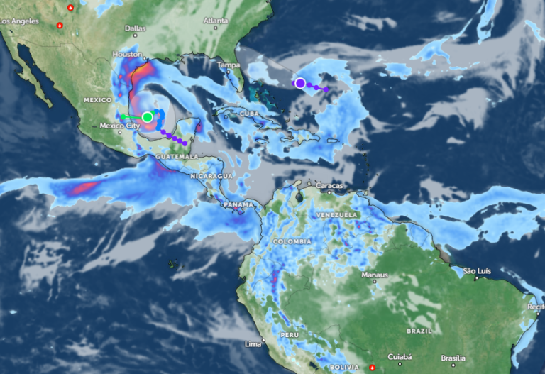 Zoom Earth Satellite via NOAA - NESDIS
