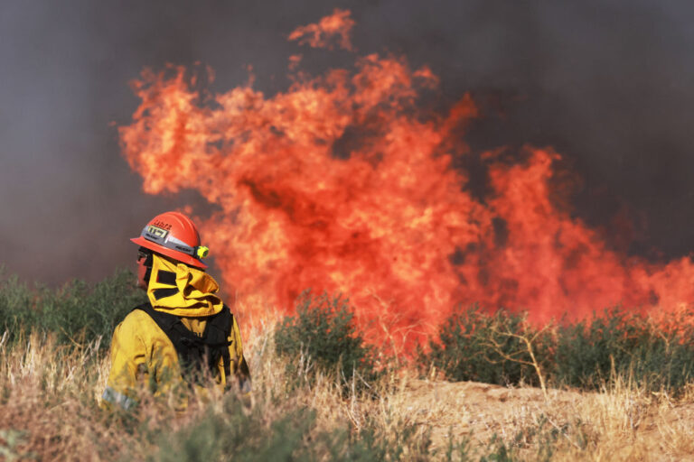 wildfire in California