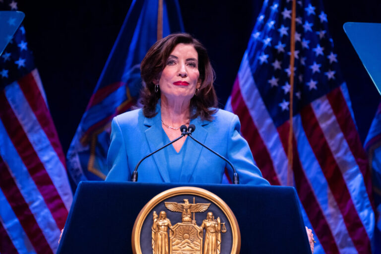 New York Gov. Kathy Hochul delivers her State of the State address on Tuesday. Credit: Darren McGee/Office of Governor Kathy Hochul