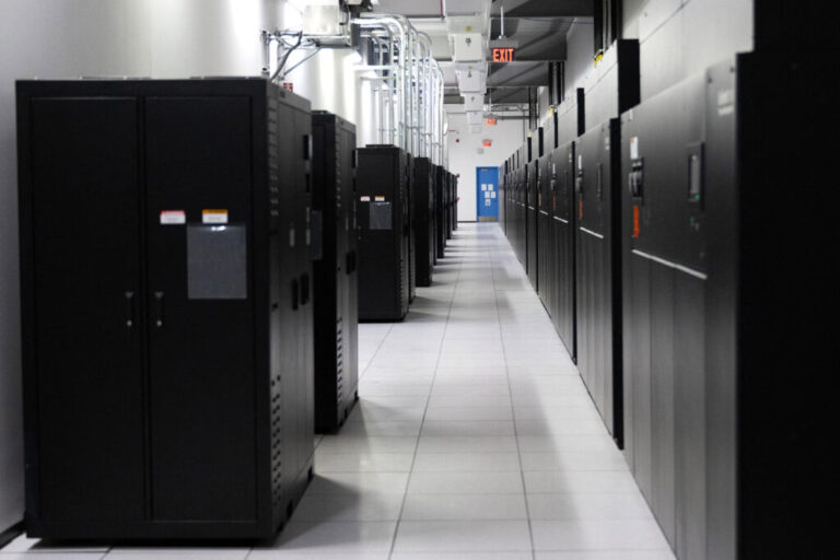 CoreWeave was awarded a $250 million tax break for its 392,600-square-foot data center under construction in Kenilworth, N.J. Credit: Andrew Caballero-Reynolds/AFP via Getty Images