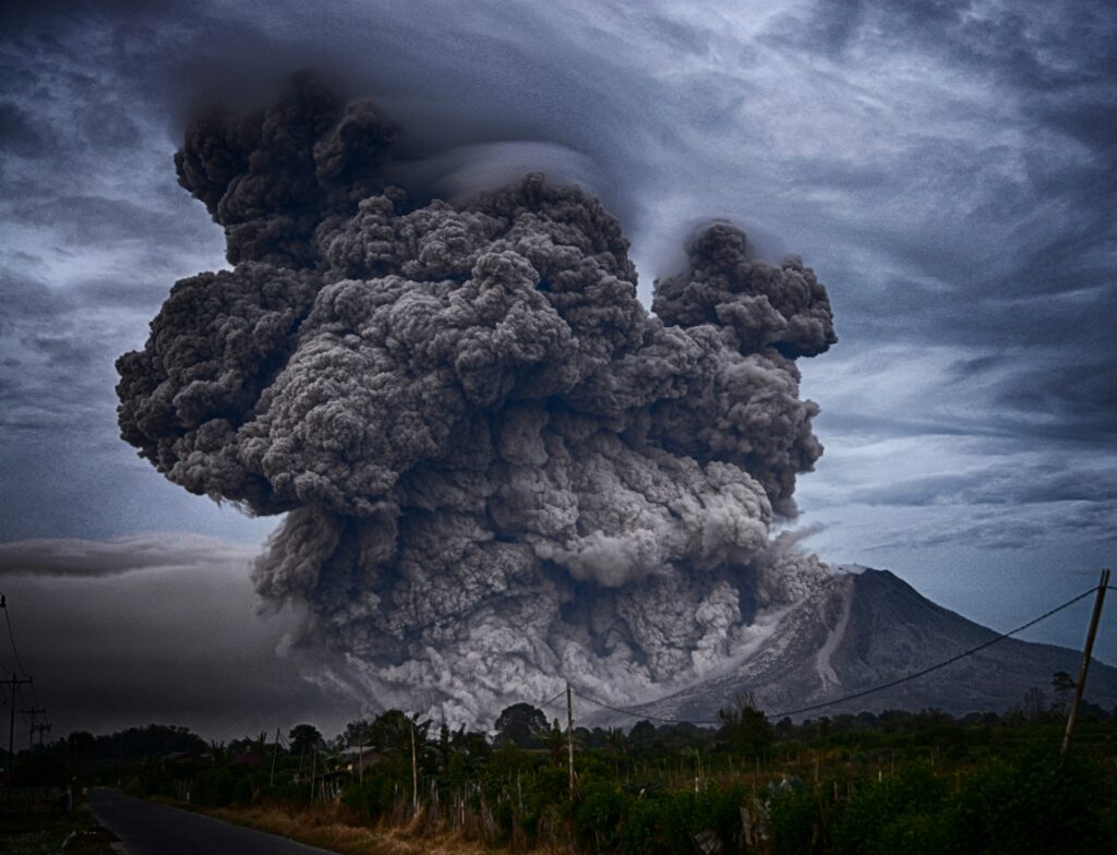Large Scale Volcanic Eruption