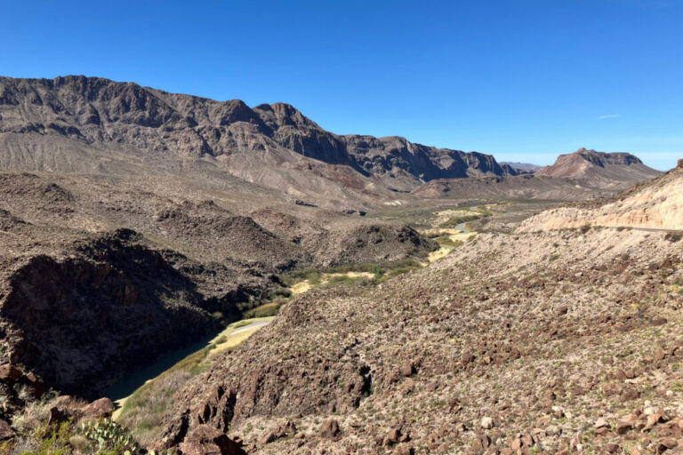 The Border Patrol has requested access to parcels in Big Bend Ranch State Park, the largest in the Texas state park system, for border wall construction. Credit: Martha Pskowski/Inside Climate News