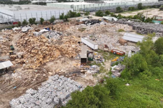 Wright Waste Management en juillet. Crédit : CBS News