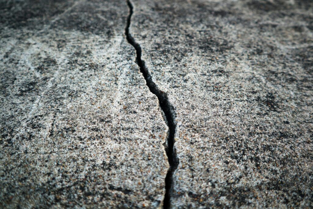 Crack on the Ground