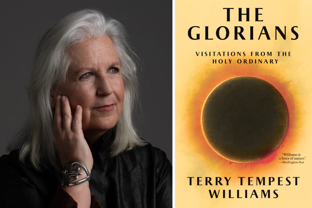 L'auteur Terry Tempest Williams et son nouveau livre, « The Glorians : Visitations from the Holy Ordinary ». Crédit photo : Barb Kinney