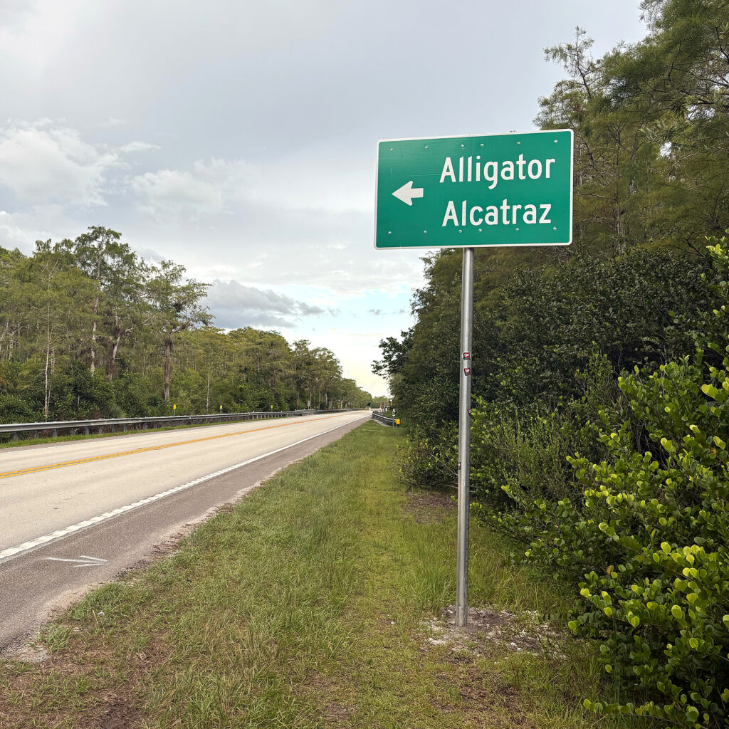 Alligator Alcatraz est situé au cœur des terres tribales Miccosukee. Crédit : Amy Green/Pacte Climat