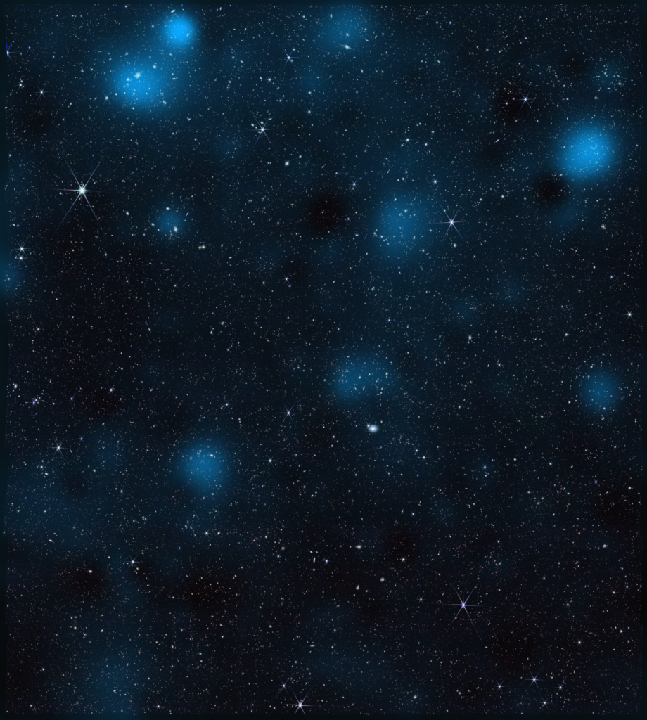 Nearly 800,000 galaxies mapped by JWST with dark matter density